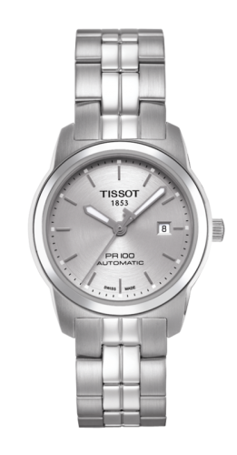 Tissot PR 100 Automatic 27 Stainless Steel / Silver / Bracelet